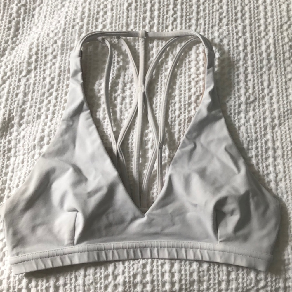 Lululemon Raise the Barre Bra White Size 6